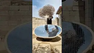Solar power combustion device