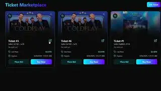 Ticketing Service Initiative via NFT!!