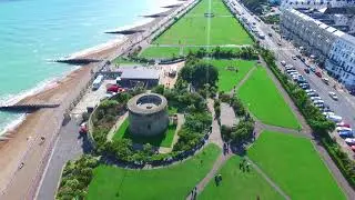 Wish Tower Estbourne Drone Shot during Steampunk 2017