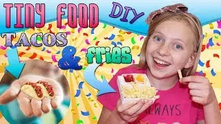 Making Super Tiny Food -  Mini French Fries & Tacos!!