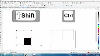 Corel Draw Tips & Tricks  Shift Key & Ctrl Key with a Rectangle