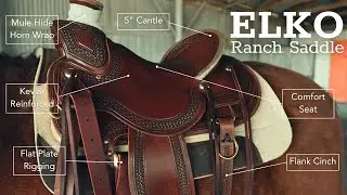 Седло Elko Ranch: одно из наших самых популярных седел для ранчо