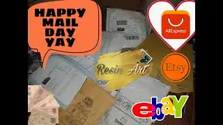 Mail Opening Time | Resin and new Foil Inserts |  Moulds yay...