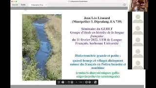 S&eacute;minaire du GEHLF - 11 f&eacute;vrier 2022 :  Jean-L&eacute;o L&eacute;onard, Gilles Philippe