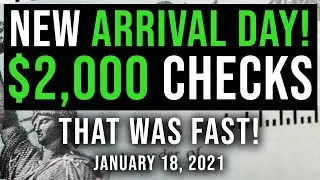 ($2000 ARRIVAL DAY! WOW IT&rsquo;S FAST!) $2000 STIMULUS CHECK UPDATE & STIMULUS PACKAGE 01/18/2021