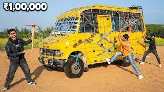 Break The Armoured Bus Challenge   बख्तरबंद बस को तोड़ो और जीतो एक लाख