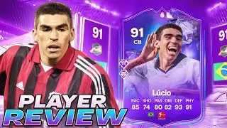 😱91 FANTASY FC HERO LUCIO SBC PLAYER REVIEW - EA FC 24 ULTIMATE TEAM