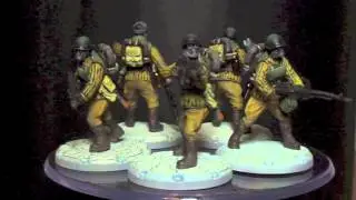 Video Review Dust Tactics Red Guards Assault Squad - Red Storm (Painted Premium Version)