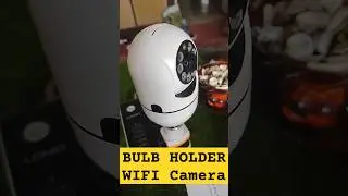 Bulb Camera For Home WiFi Security #hiddencamera V380 Pro Smart Holder Camera Live Video #homecamera