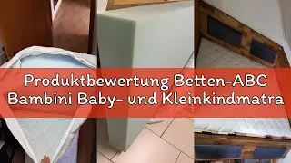 Produktbewertung Betten-ABC Bambini Baby- und Kleinkindmatratze, Bezug waschbar, Gesamth&ouml;he ca.12 cm
