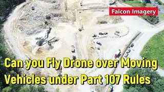 Can you Fly a Drone over Moving Vehicles under FAA Part 107 Rules