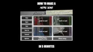 Jam Maestro - How To Make a Metal Song in 5 Minutes