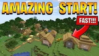 Minecraft 1.14 | The *BEST* START TO A NEW WORLD! | AlphaCraft Season 2 | Ep 1