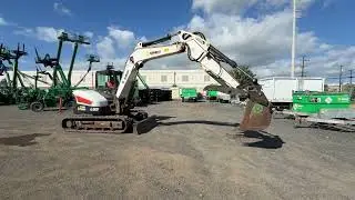 lot 16 2020 Bobcat Model E85 Mini Excavator Sunbelt Rental Hawaii Auction Oahu OahuAuctions.com