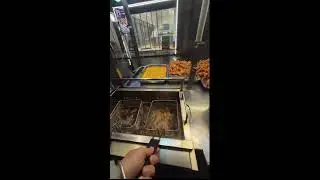 Uncut POV | Deep-Frying Crispy Chicken Fillets | Real-Time Vendor Rhythm
