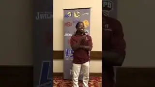 West Texas A&M's P.J. Leonce at 2017 LSC Football Media Day