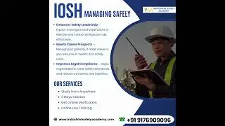IOSH Managing Safely Course in Chennai & India - UK Courses - Industrial Safety Academy