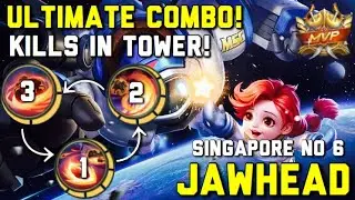 Ultimate Combo Top Global Jawhead Gameplay | Giveaway | Mobile Legends