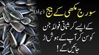 7 Amazing Benefits of Sunflower Seeds | Sunflower Seeds Benefits | Healthy Life With Tasneem 