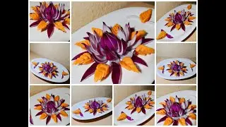 Engel001 . Fruit Art . Lebensmittel Kunst . Zwiebel Lotusblume . Aktuelle Nachrichten  .