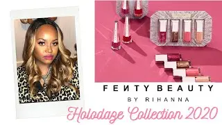 NEW Fenty Beauty Holo'Daze Holiday Lip Collection 2020 | Swatches| First Impressions