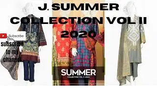 J. SUMMER COLLECTION 2020 WITH PRICES| volume II