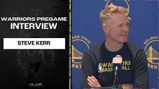 Steve Kerr: Kristaps Porzingis LOOKED GOOD in First Practice | Warriors Practice