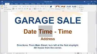 How to create sales flyers in Word: How to Make a Flyer using Microsoft Word