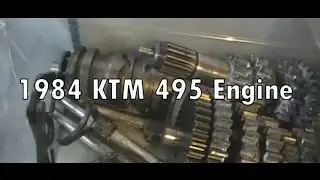 1984 KTM 495 Engine