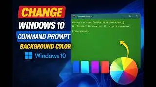 How to Change Windows 10 Command Prompt Background Color?
