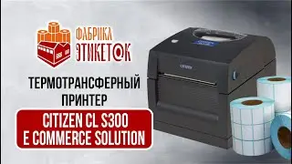 Термотрансферный принтер Citizen CL S300 E Commerce Solution