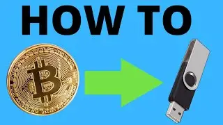HOW TO STORE BITCOIN ON THE FLASH-DRIVE TUTORIAL