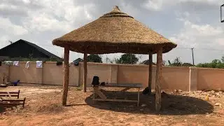 Цена бара Bush Bar с деревянными опорами в Бенин-Сити, Нигерия. #bushbar