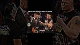 Brock Lesnar Just Destroyed Everyone In The Ring #shorts