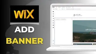 Как добавить баннер на сайт Wix 2025 шаг за шагом