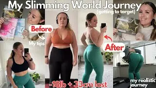 I GOT TO TARGET! MY SLIMMING WORLD JOURNEY | -18lb lost + 33cm overall