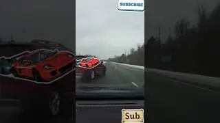 crazy near miss car crash #crashdrive #accident #crash #automobile