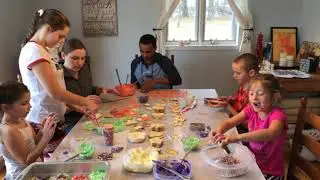 Christmas Cookie Baking with family
