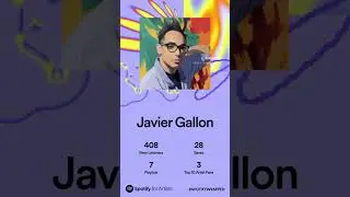 Spotify wrapped 2023 #spotify #javiergallon #musicproducer