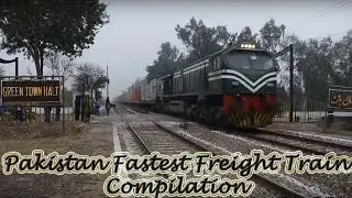 An elegant Collection of Pakistan Fastest Freight Train || Freight Trains Compilation (15 in 1)