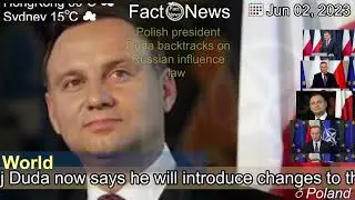 [Latest]Polish president Duda backtracks on Russian influence law