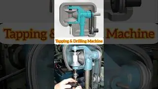 Automatic Tapping Machine 😱 | Perfect Threading Mechanism #tapping #memes #shorts #3danimation #3d