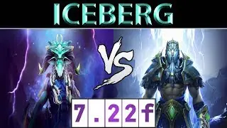 Iceberg [Leshrac] vs [Zeus] ► EU Ranked ► Dota 2 7.22f
