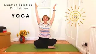 Summer Solstice cool down yoga | A Vin and Vin 1 hour practice