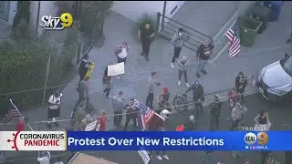 Protests Over California, LA County Health Order Restrictions