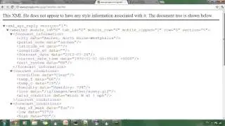 Weather 9: Google Weather API