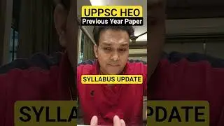 uppsc HEO 2025 Health Education officer Vacancy SYLLABUS PATTERN update #shorts #uppsc #uppcs #up