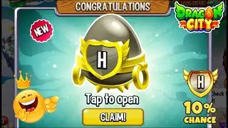 Dragon City - Unlocked x1 HEROIC EGG Chest for Beginners 2024! 😱