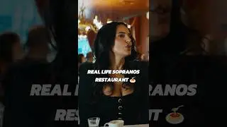 Iconic scenes from The Sopranos were filmed at this legendary restaurant 🍝🤯 #food #italianfood