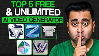 🔥 Best 5 FREE AI Video Tools (Unlimited + No Watermark)